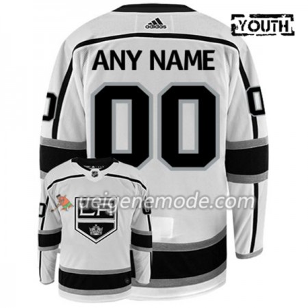 Kinder Eishockey Los Angeles Kings Trikot Custom Adidas Weiß Authentic